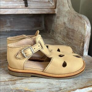 🤍 Mikoleon Leather Artisan Made Sandals Size 27 Unisex Neutral Tan Camel